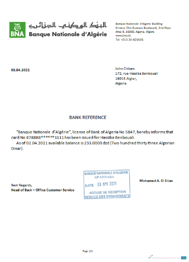 Download Algeria Banque nationale reference Photoshop template